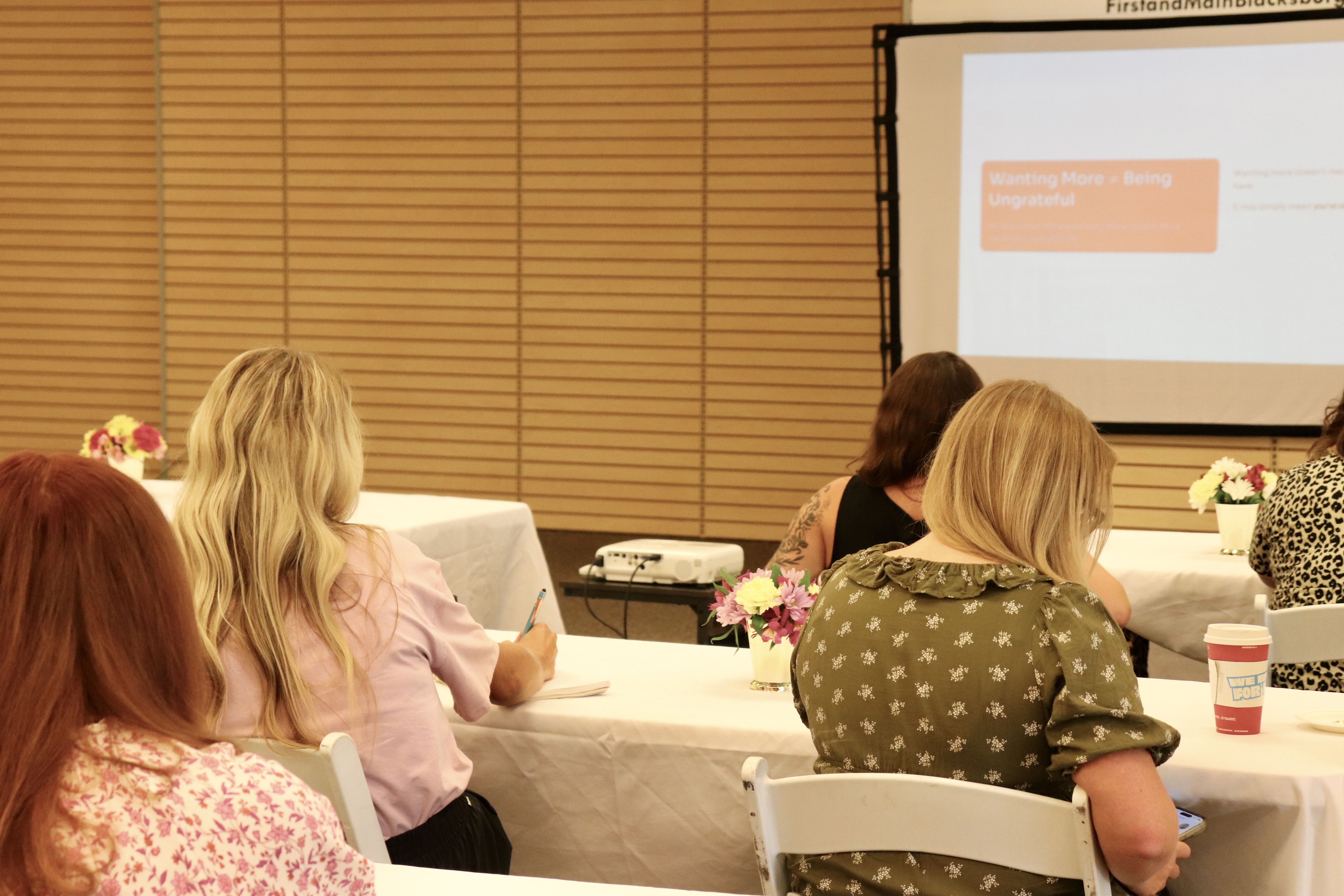 Women of Vision Session 3 - Venue Overview